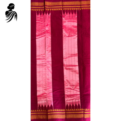 Mint Green Soft Silk Ilkal Saree