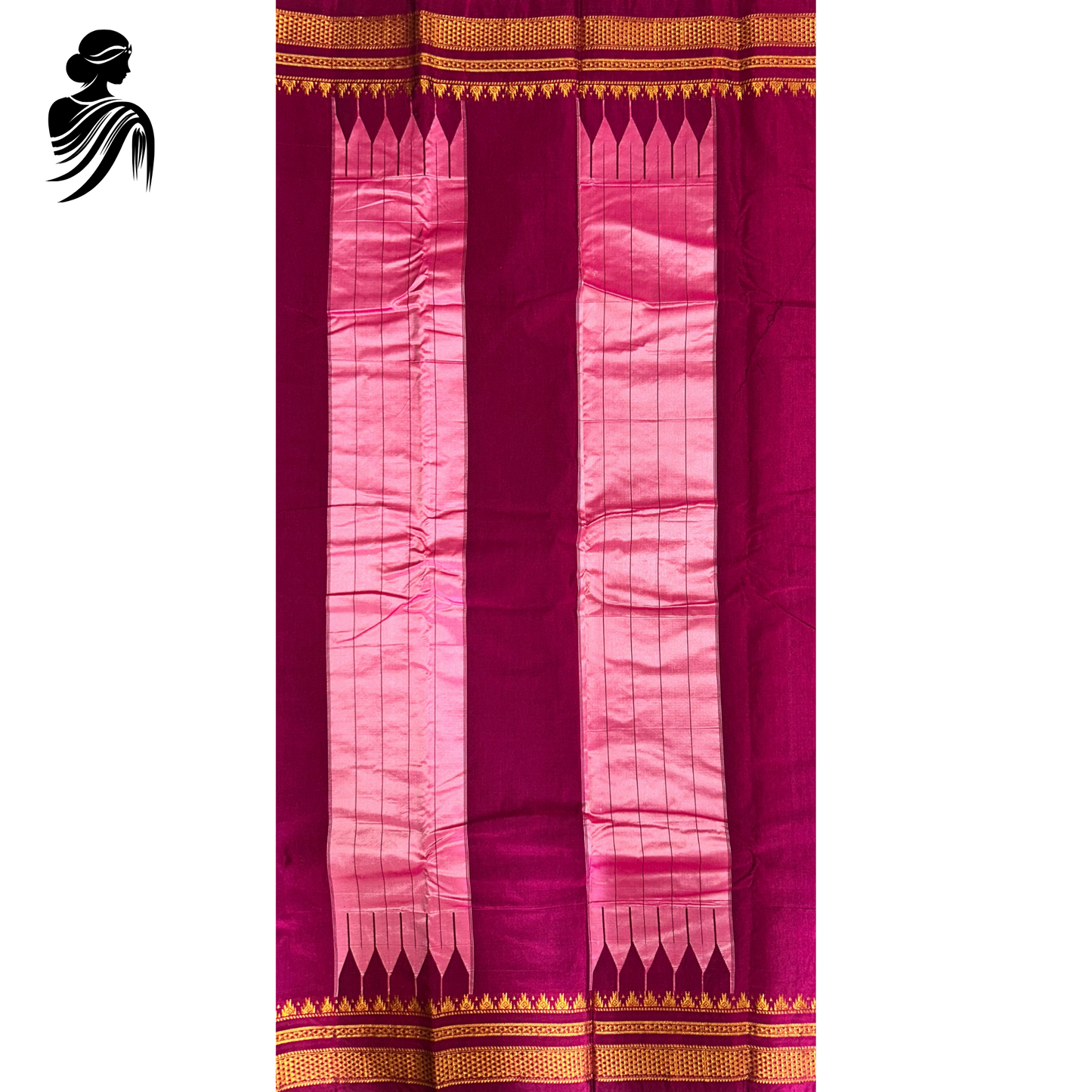 Yellow Soft Silk Ilkal Saree