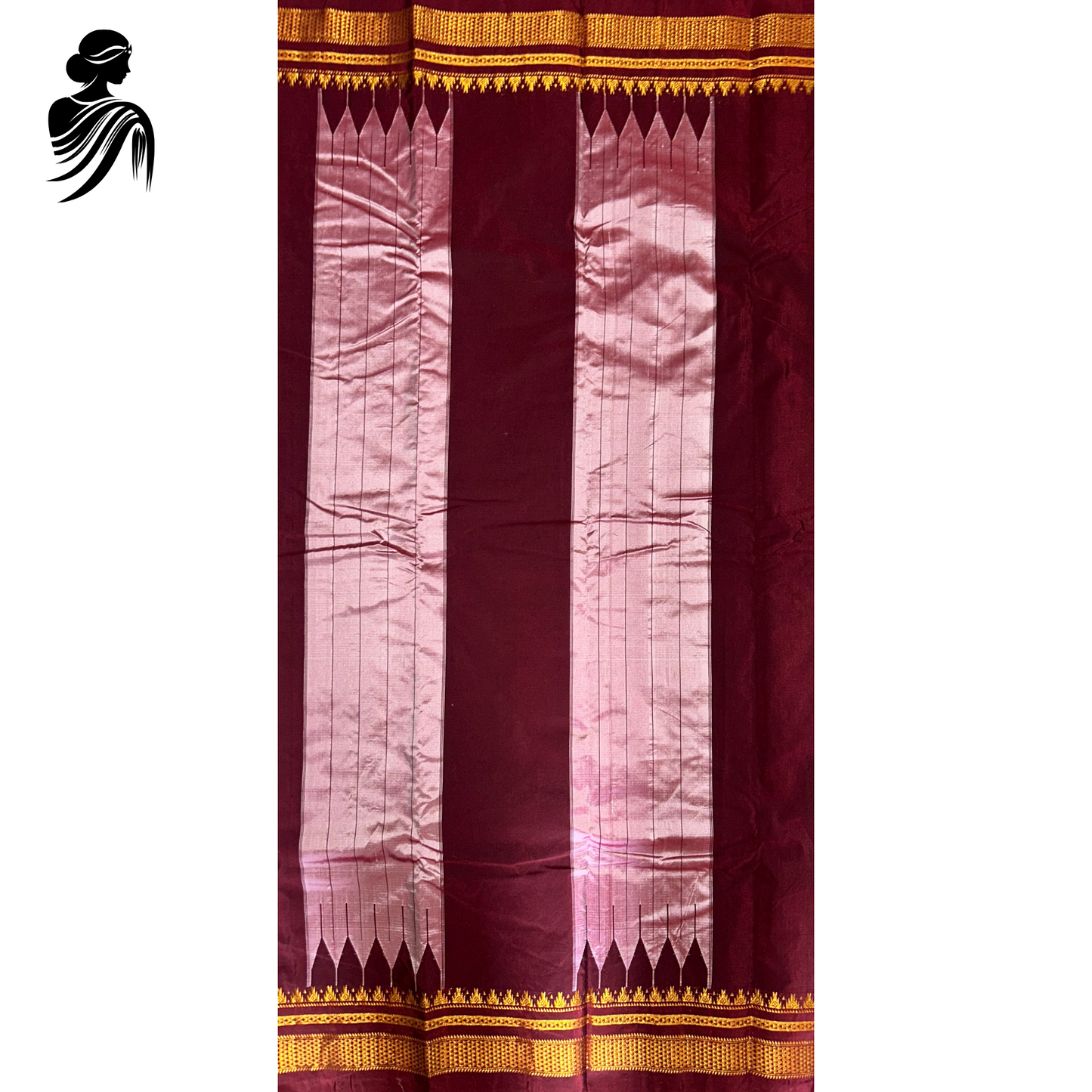 Dark Green Soft Silk Ilkal Saree