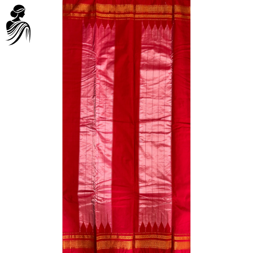 Pink Soft Silk Ilkal Saree