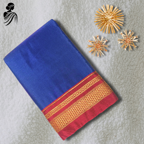 Blue Soft Silk Ilkal Saree