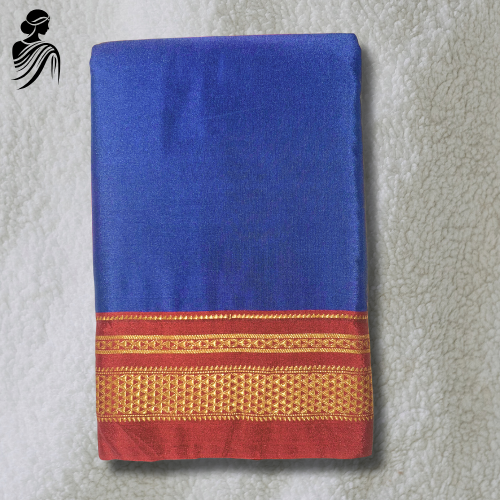 Blue Soft Silk Ilkal Saree